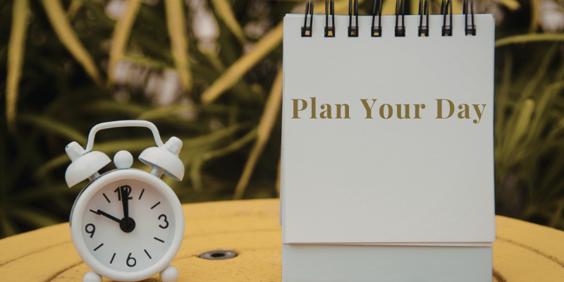 Plan your day
