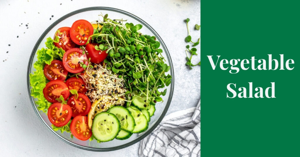 Vegetable salad bowl